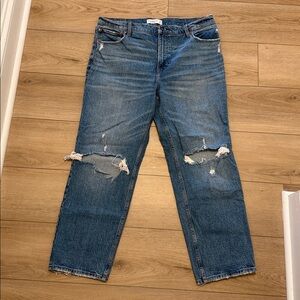 Abercrombie & Fitch 90s straight ultra high rise